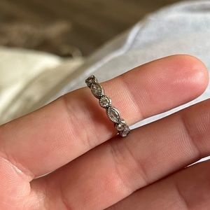 PANDORA Sterling Silver Sparkle Band (Size 7)